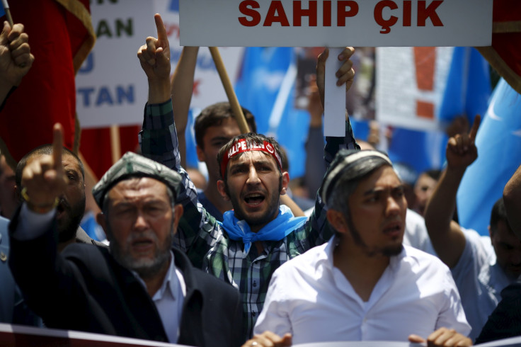 uighur protest