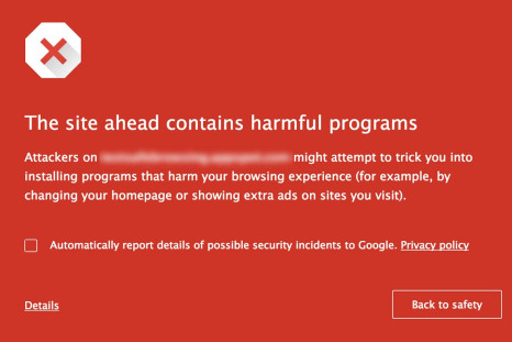 Google SafeBrowsing Warning