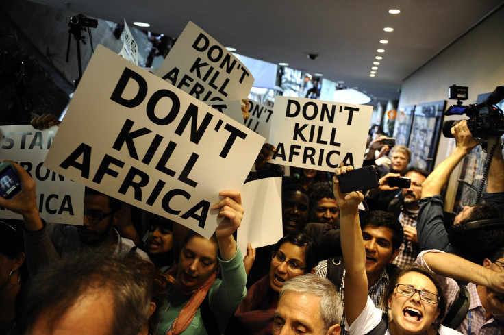 Africa climate change protest