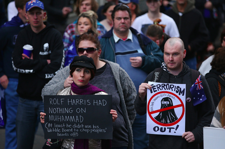 reclaim australia marching