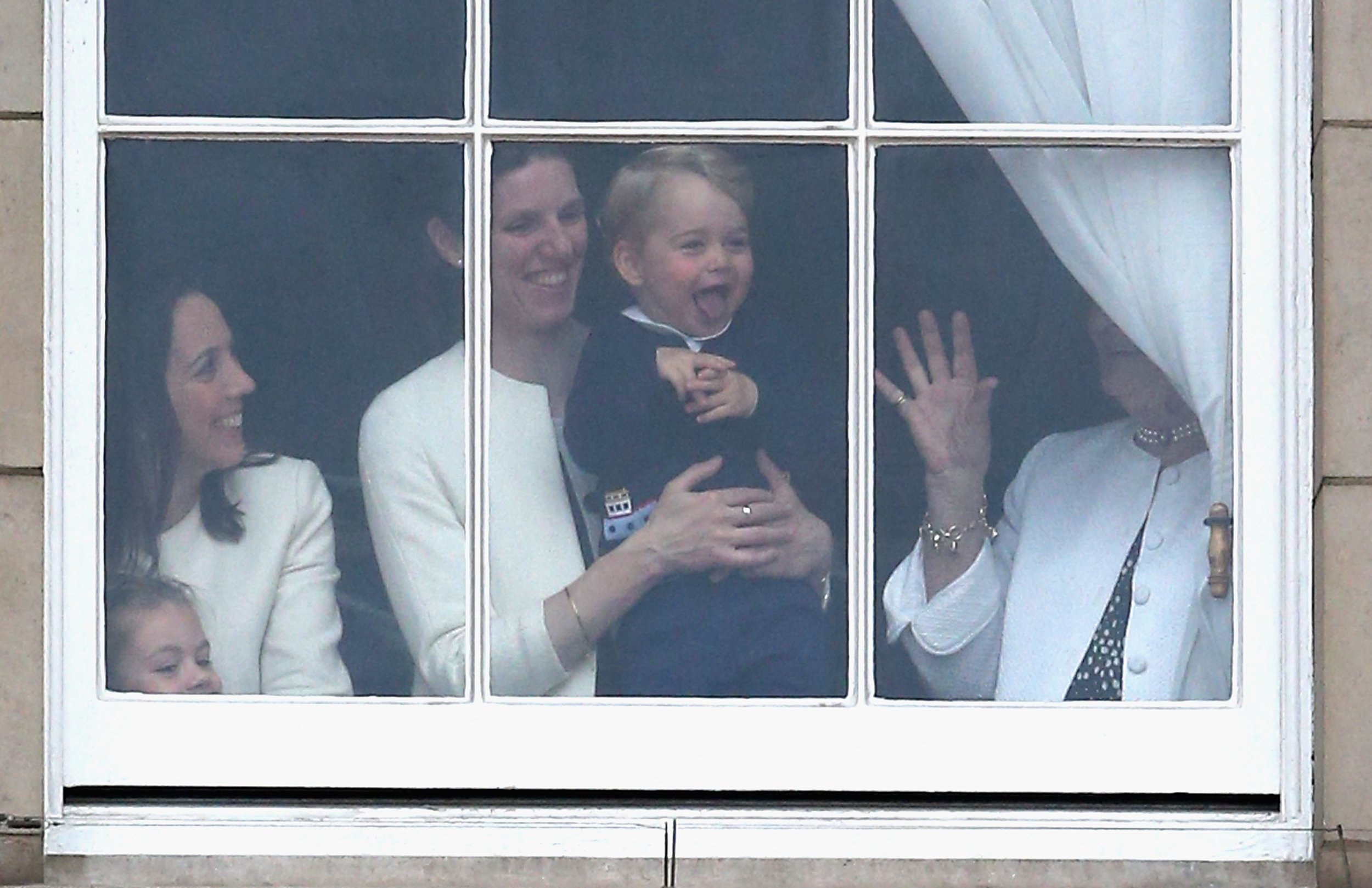 Prince George and his nanny