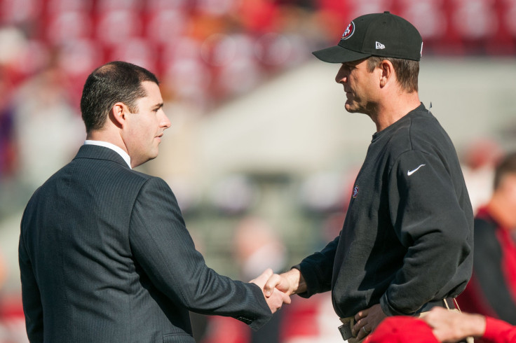  Jed York and Jim Harbaugh in 2014