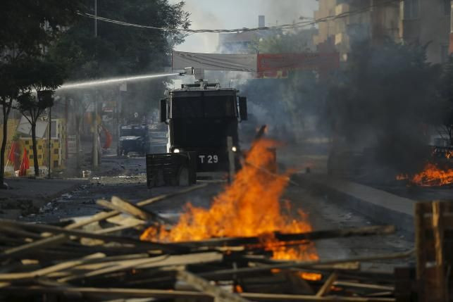 Turkish funeral fire