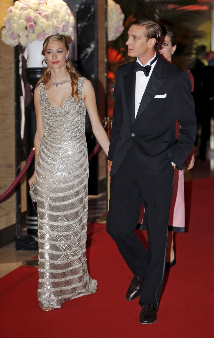 [11:05] Pierre Casiraghi (R) and Beatrice Borromeo arrive at the Bal de la Rose in Monte Carlo 