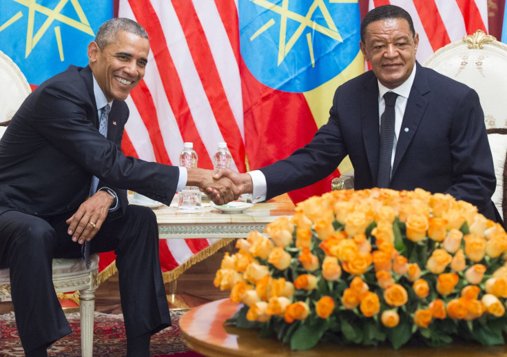 Mulatu Teshome and Barack Obama