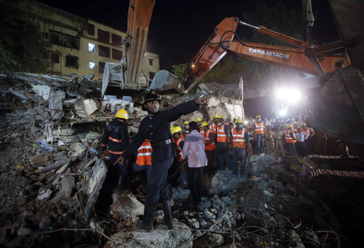 Building collapse in India