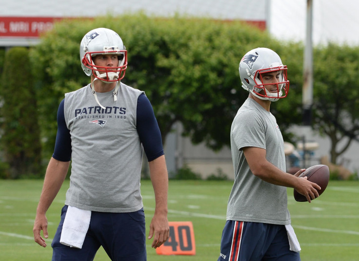 Tom Brady Jimmy Garappolo  Patriots 2015