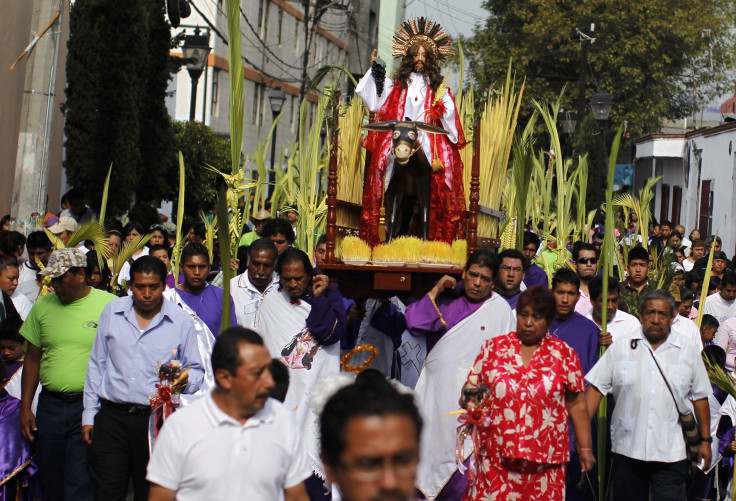 Mexico religious procession