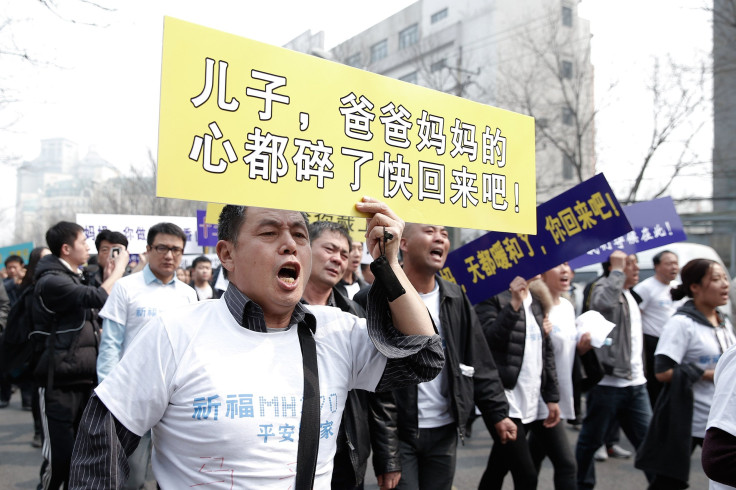 China MH370 protets