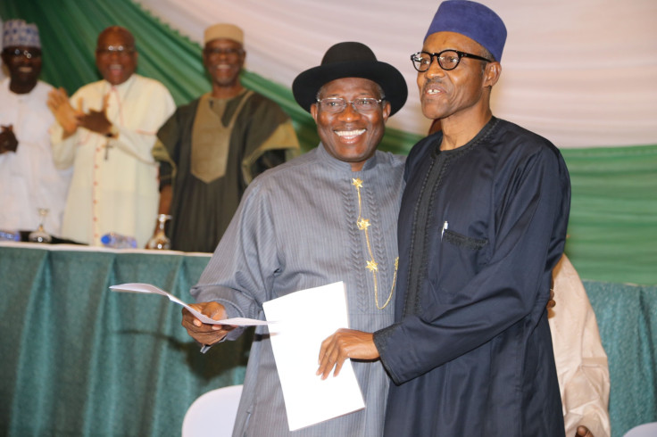 Goodluck Jonathan and Muhammadu Buhari