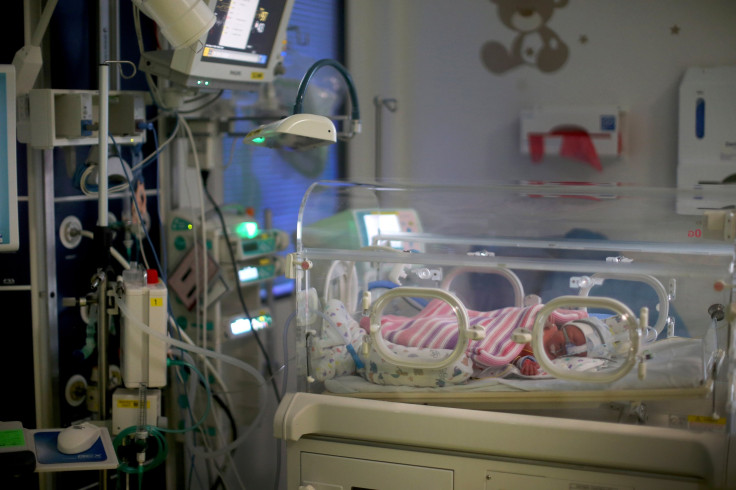 Baby born in Birmingham, England 