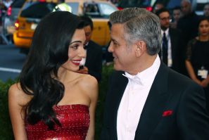 [11:09] George Clooney and wife Amal Clooney arrive at the Metropolitan Museum of Art Costume Institute Gala 2015 