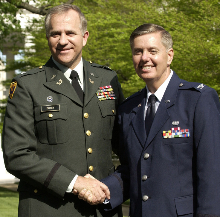 Sen. Lindsay Graham In Air Force uniform