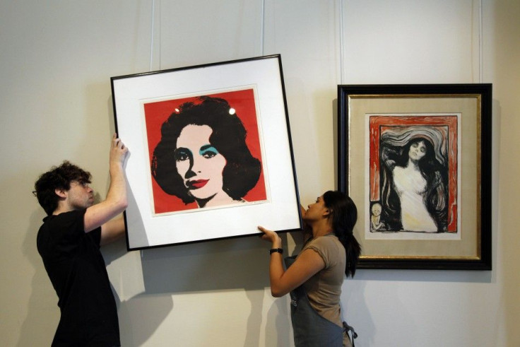 Elizabeth Taylor portrait by Andy Warhol 