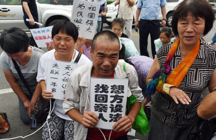 MH370 passengers' relatives