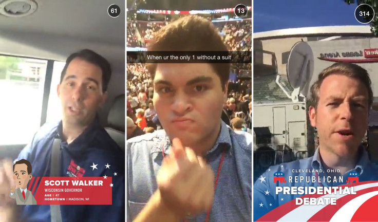 snapchat gop live