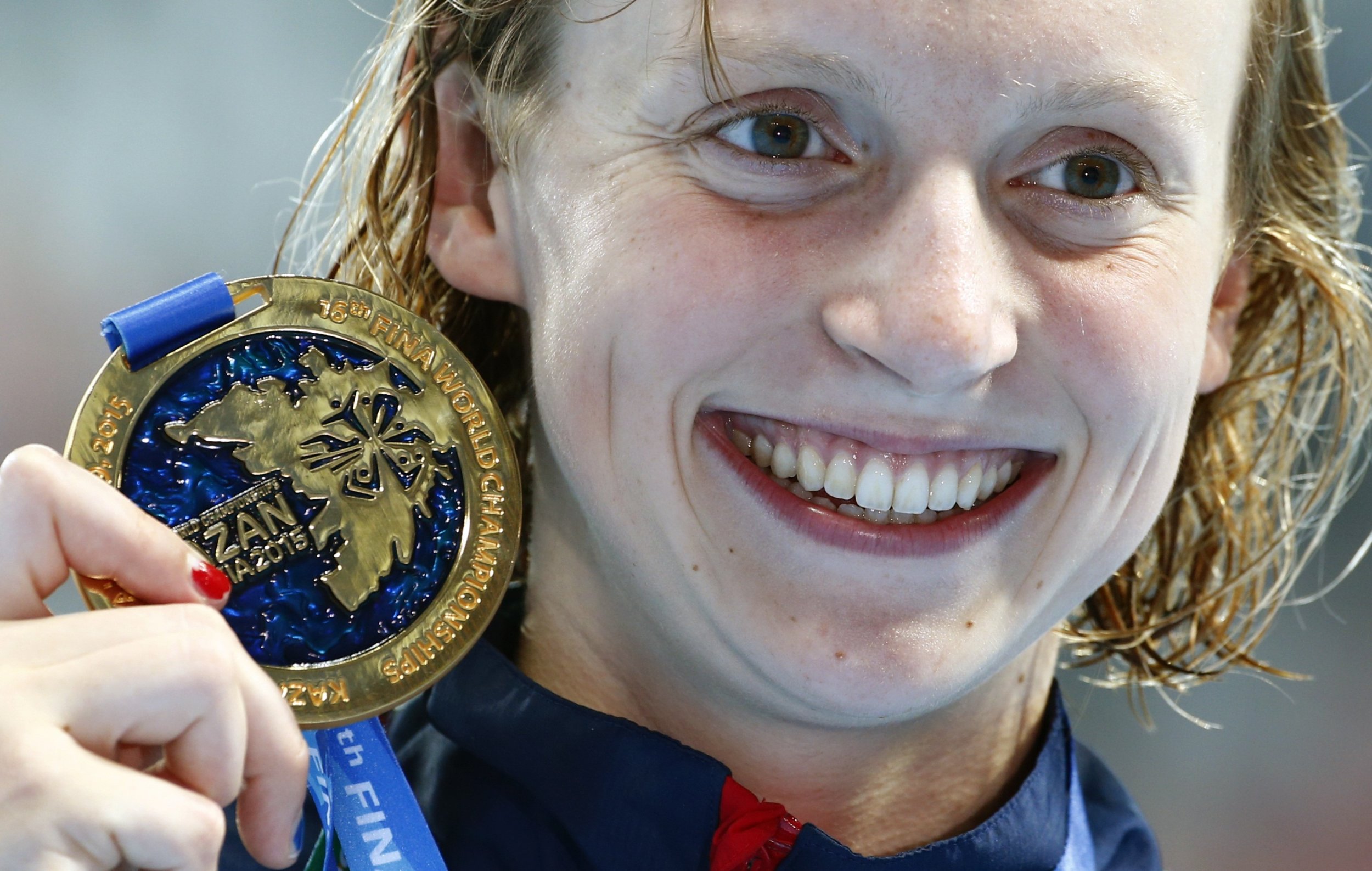 US Swimmer Katie Ledecky Powers To Fifth Gold Medal At World ...