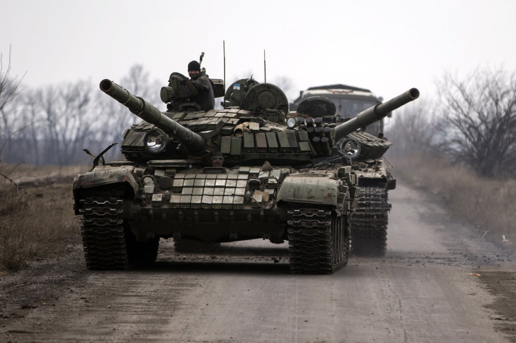 Pro-Russian tanks