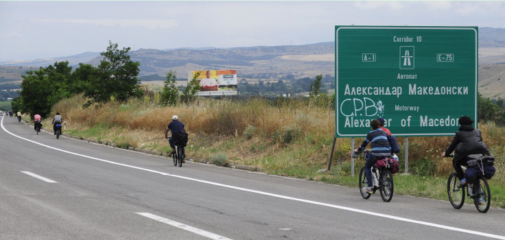 Syrian migrants Macedonia