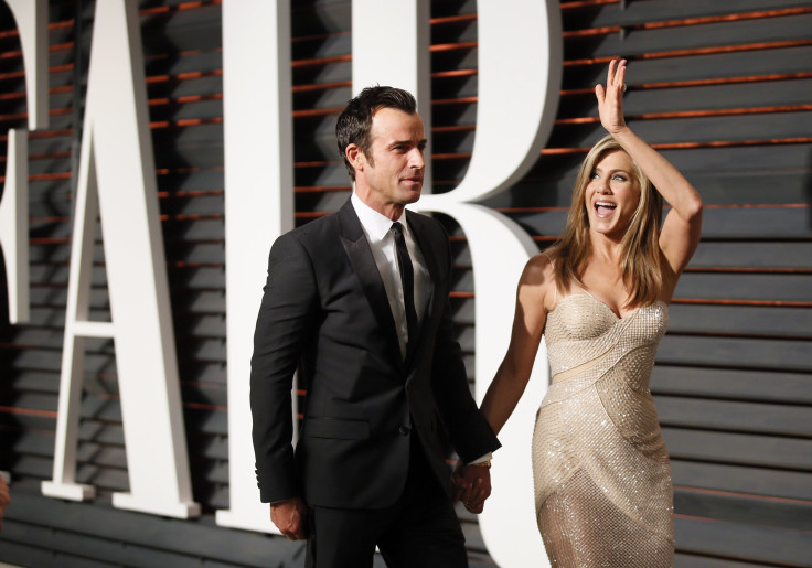 [11:16] Actress Jennifer Aniston and fiance Justin Theroux arrive at the 2015 Vanity Fair Oscar Party