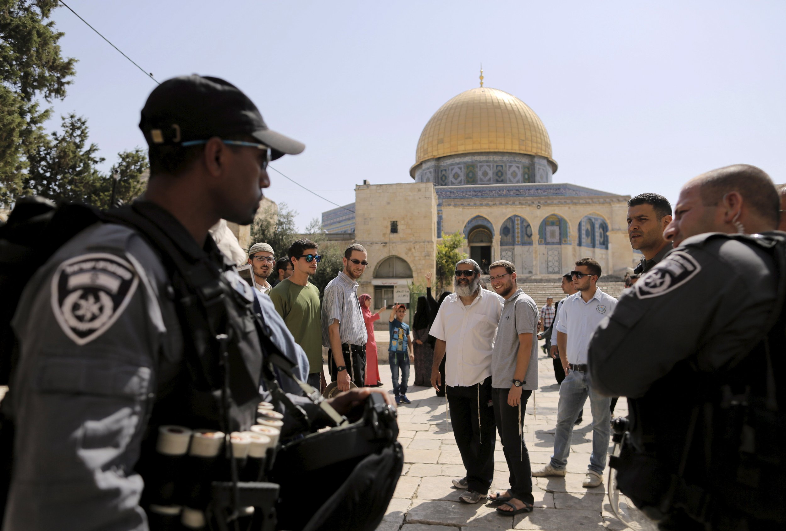 Muslims Harass Congressmen Visiting Temple Mount In Israel