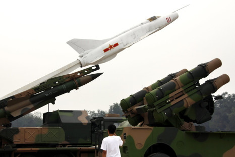 Chinese missile launchers.