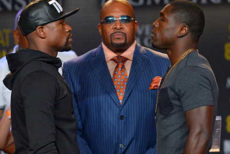 Mayweather and Berto face off