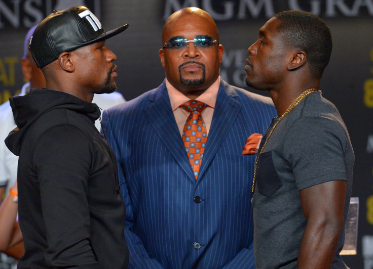 Mayweather and Berto face off