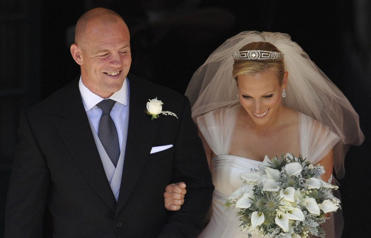 [9:43] Britain's Zara Phillips, the eldest granddaughter of Queen Elizabeth, and her husband Mike Tindall