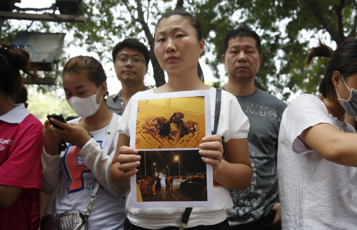 Tianjin Demonstrator, Aug. 16, 2015