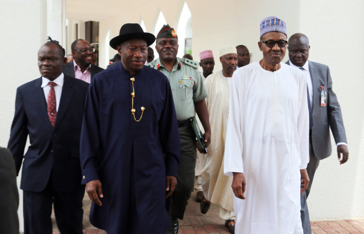 Goodluck Jonathan and Muhammadu Buhari