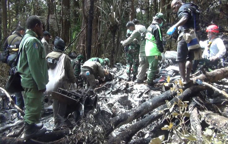 Trigana Crash Site