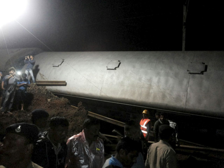 Train accident in India