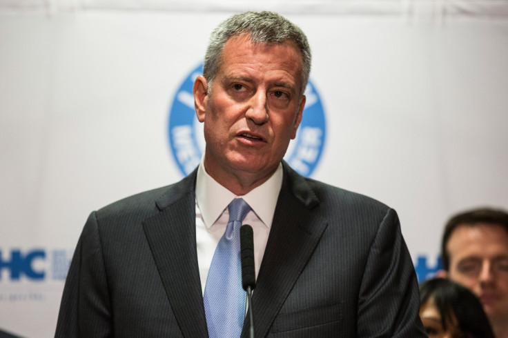 New York City Mayor Bill de Blasio