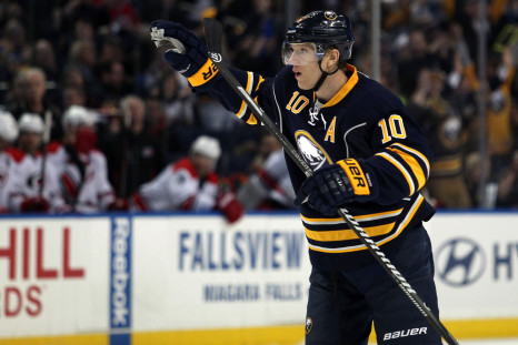 Christian Ehrhoff with the Sabres in 2014