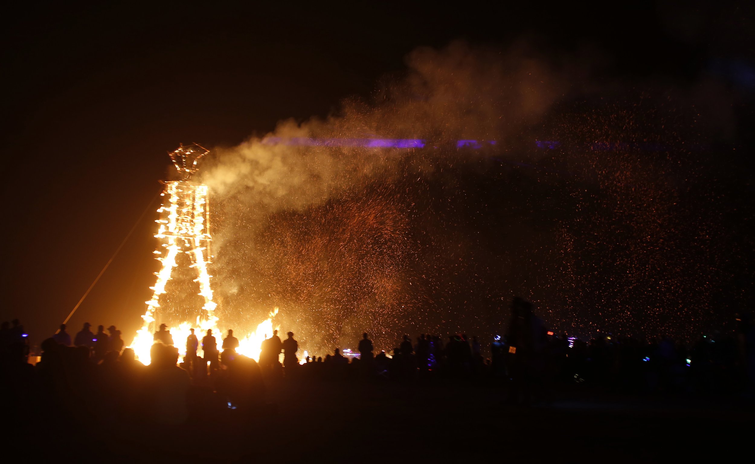 Burning man сожжение храма