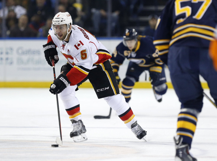 Calgary Flames defenseman Mark Giordano 