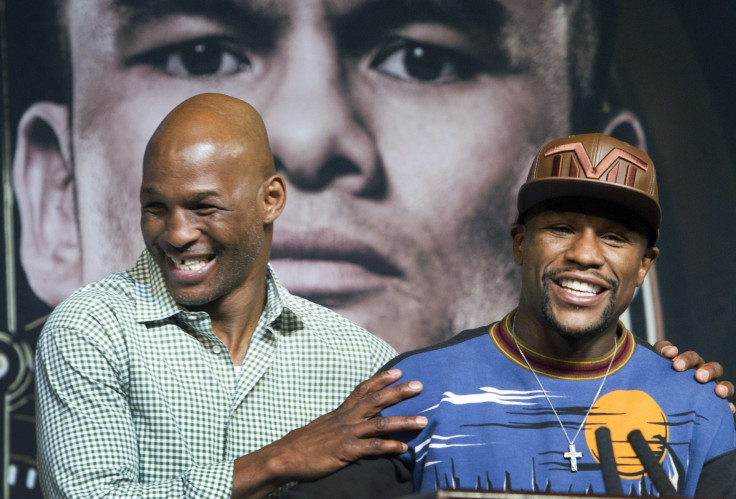 Hopkins with Mayweather in 2014