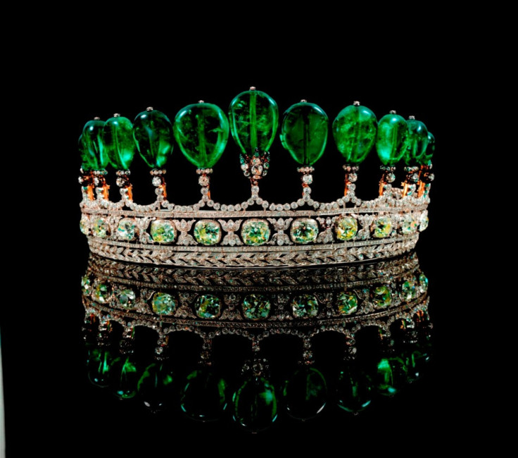 Royal emerald-diamond tiara to be auctioned by Sotheby’s.