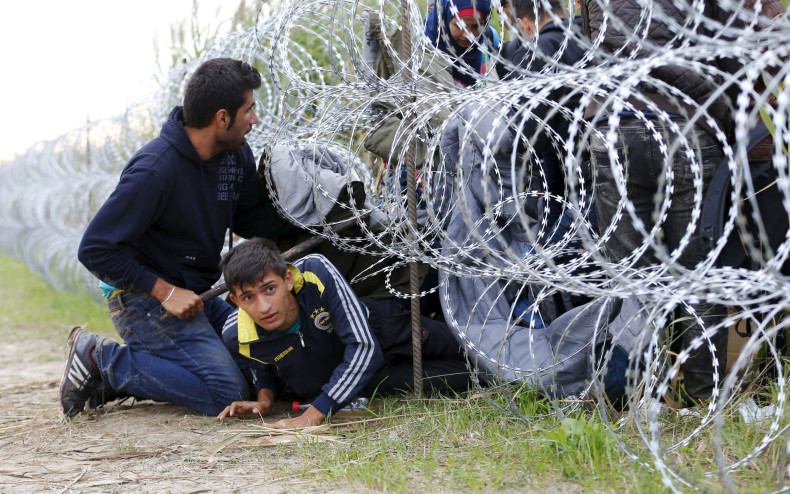 Syrian migrants in Hungary
