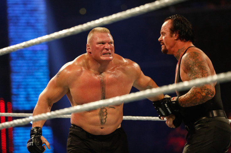 The Undertaker Brock Lesnar