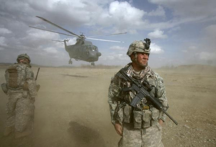 Afghan troops