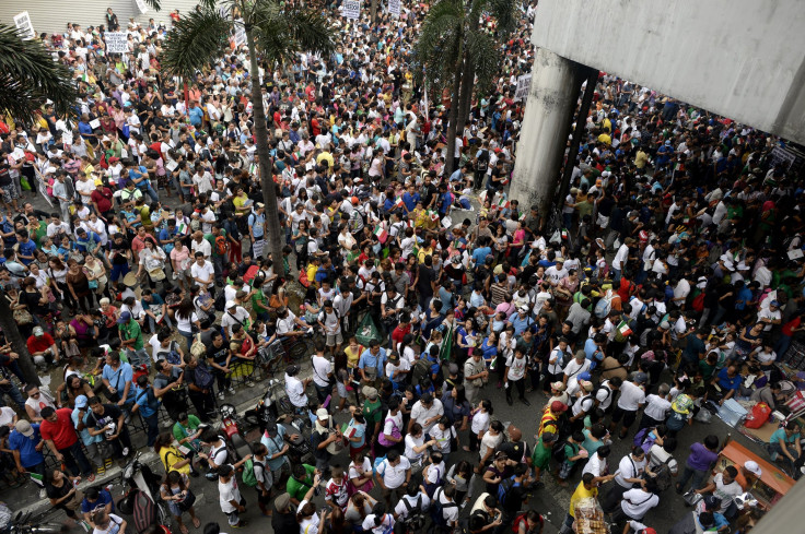 Christian group protests in Philippines