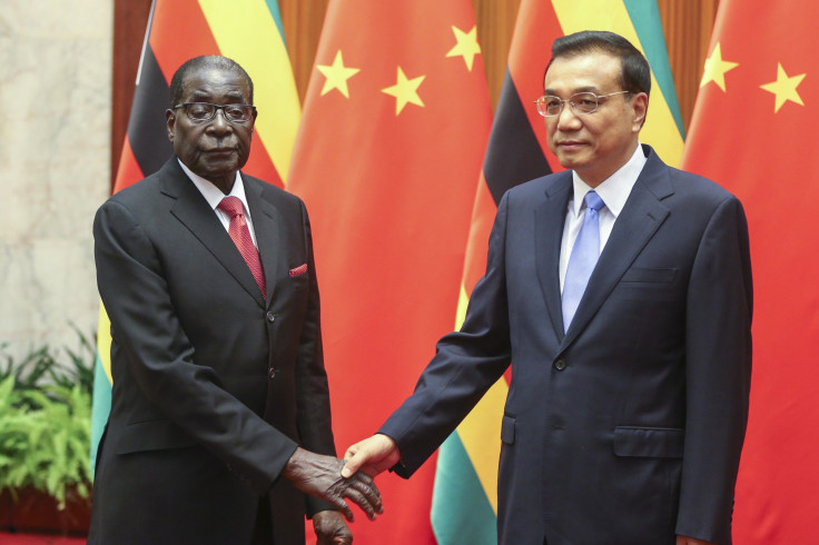 Robert Mugabe and Li Keqiang