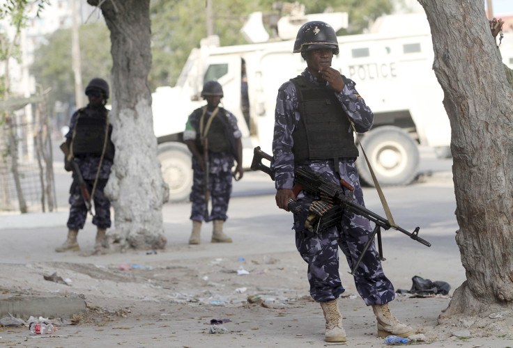 AU soldiers in Mogadishu