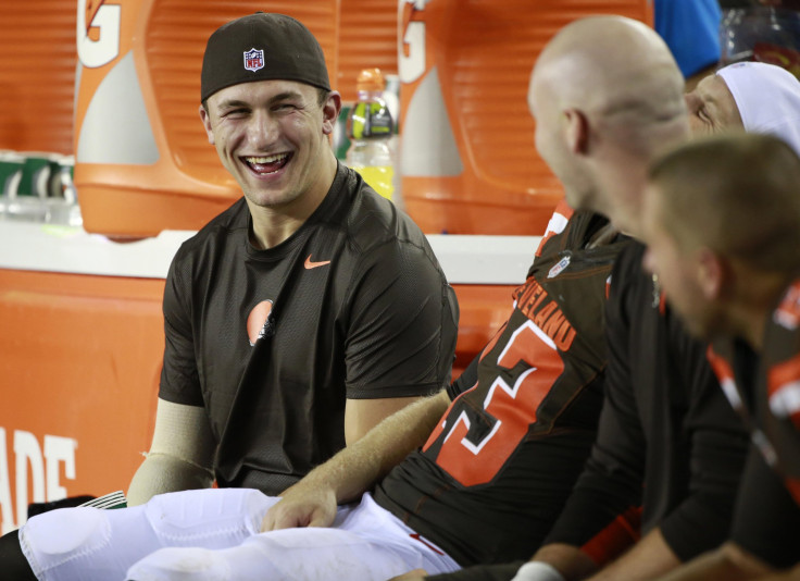 Cleveland Browns quarterback Johnny Manziel 