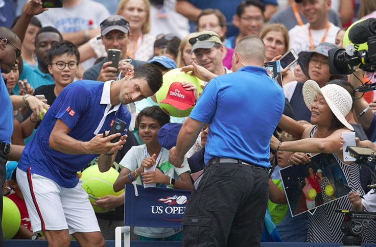 us open selfie