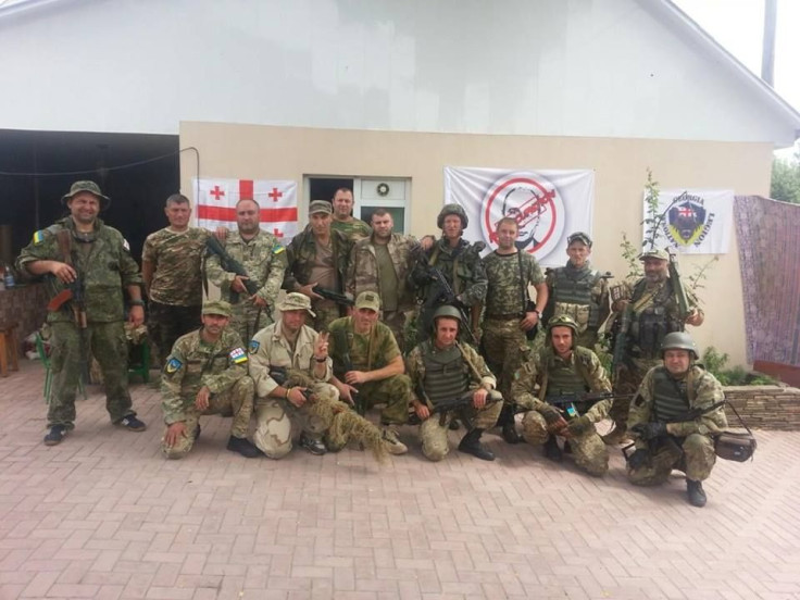 The Georgian Legion during training