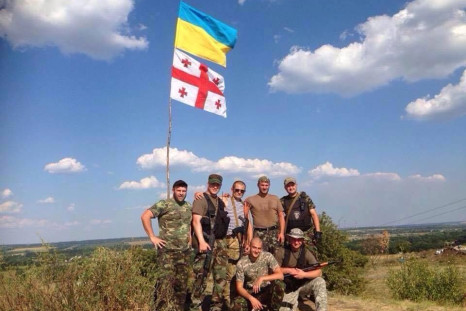 The Georgian Legion during summer in east Ukraine