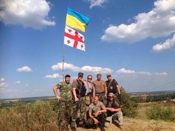 The Georgian Legion during summer in east Ukraine